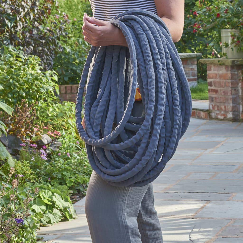 HOZELOCK - Hybrid Watering Hose Tuffhoze 35 m : Extremely Flexible, Tuff - Fibre Woven Technology, Suitable for High - pressure Cleaners (40 bar), Durable - Chartley Chucks