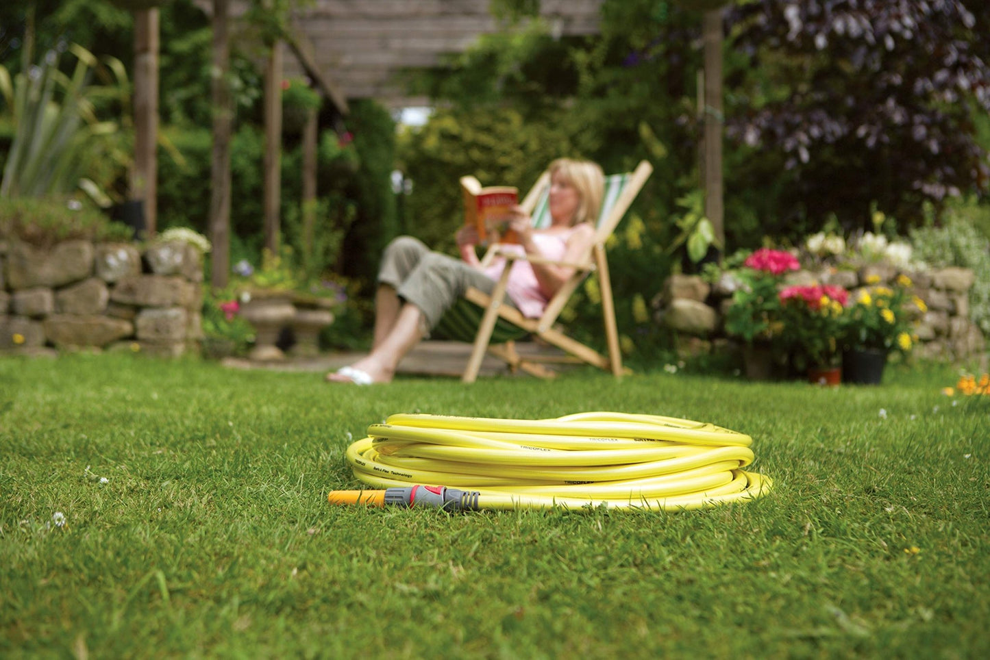 Hozelock Super Tricoflex Ultimate Hose, Yellow, 12.5 mm x 30 m - Chartley Chucks