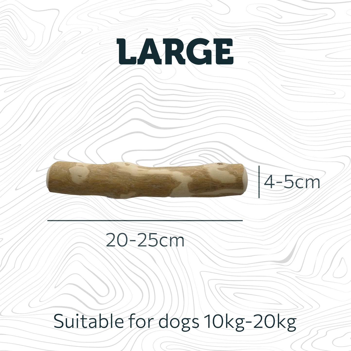 Natural Coffee Wood Dog Chews - Chartley Chucks