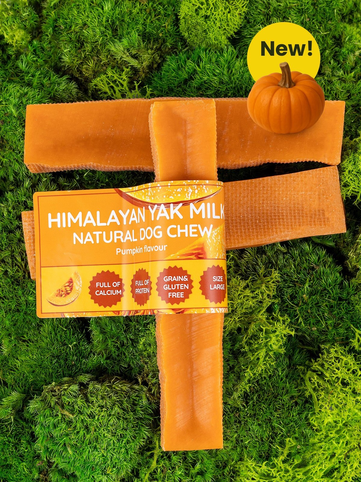 Pumpkin Yak Dog Chew - Chartley Chucks