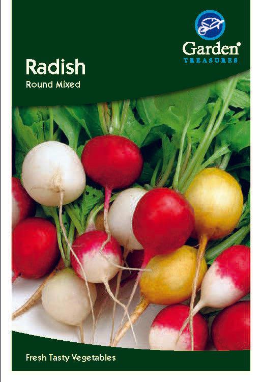 Radish Round Mixed Seeds - Chartley Chucks
