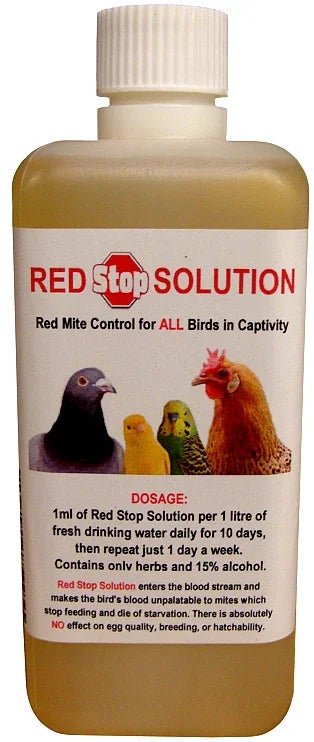 Red Stop concentrate solution for RED MITE control - Chartley Chucks