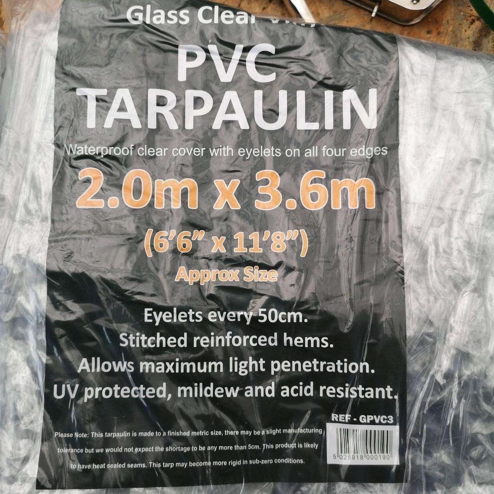 Clear glass tarpaulin Chicken run covers - Chartley Chucks