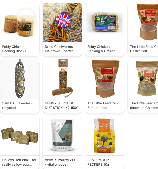 Poultry Treats - Chartley Chucks