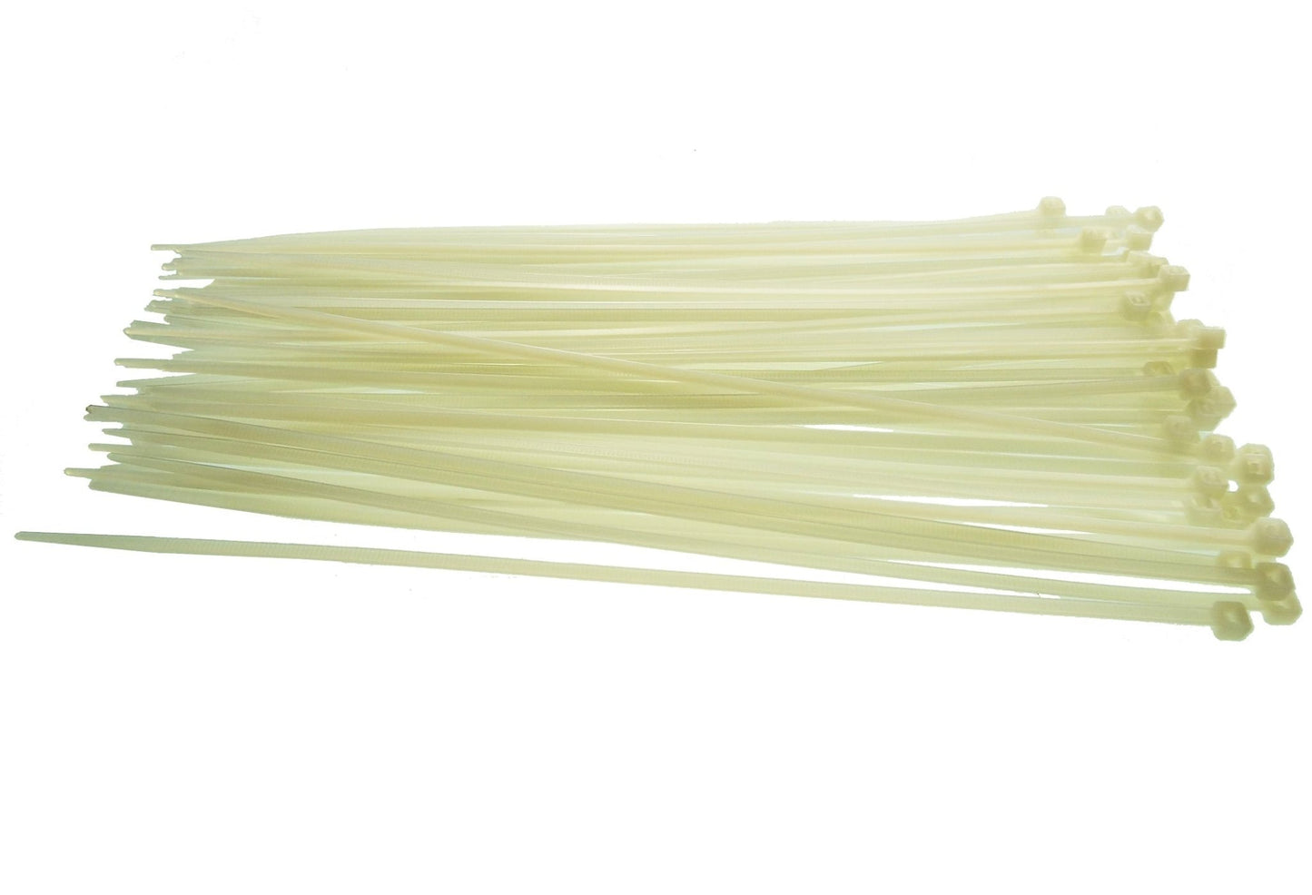 100 Cable Ties (3.6mm x 300mm) Neutral - Chartley Chucks