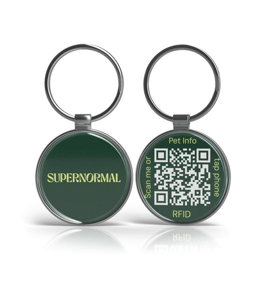 Supernormal QR Lifetime Tracking Pet Tag - Premium