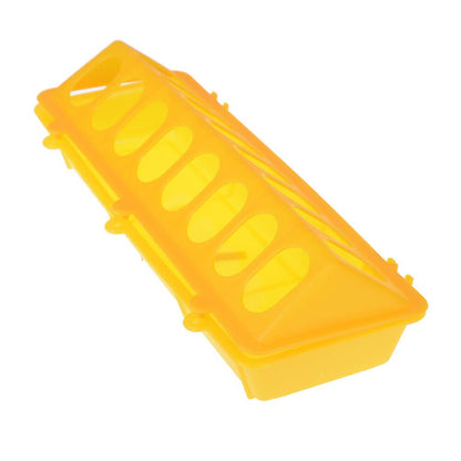 30cm or 50cm Poultry/Bird Trough Feeder Red Green Yellow - Chartley Chucks