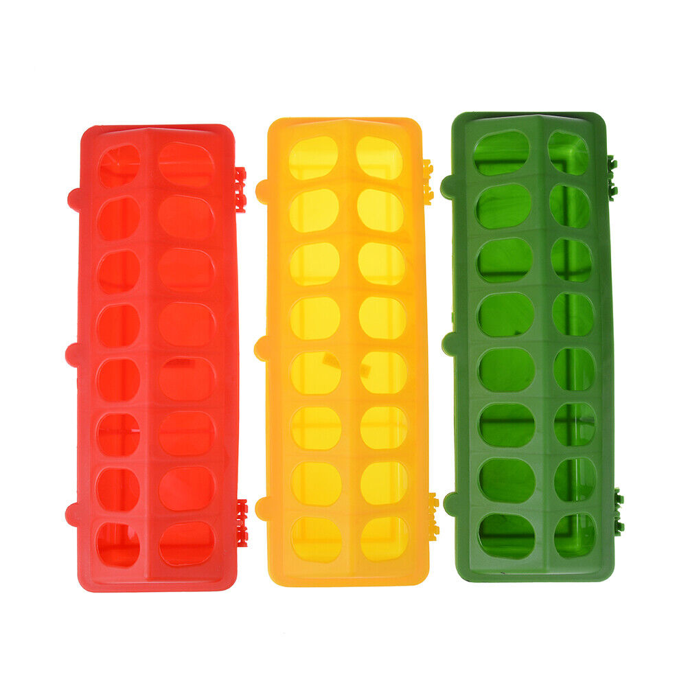 30cm or 50cm Poultry/Bird Trough Feeder Red Green Yellow