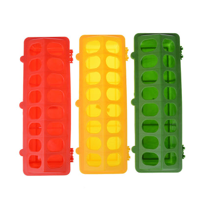 30cm or 50cm Poultry/Bird Trough Feeder Red Green Yellow