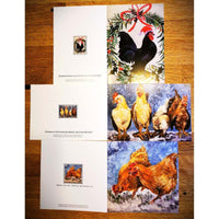 Christmas Cards Bundle - X12 Chicken inspired cards - Chartley Chucks