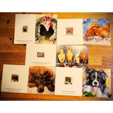 Christmas Card Collection - X24 Chicken and Dog inspired cards