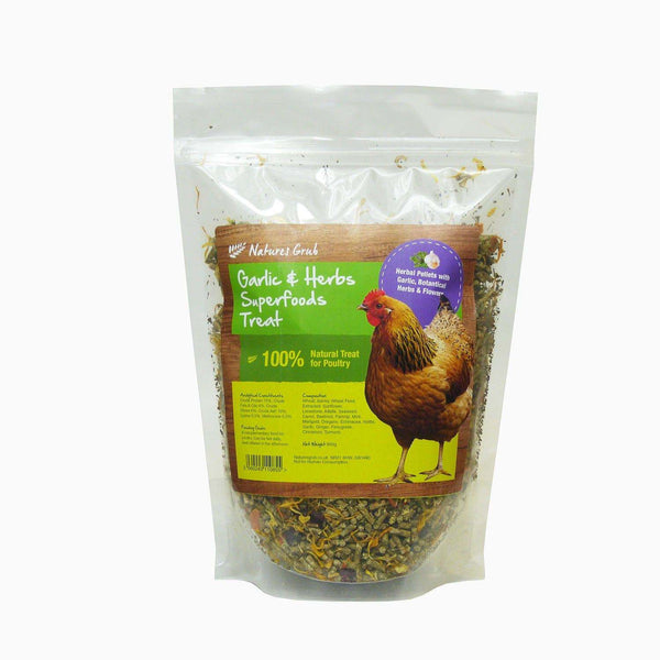 Natures Grub Garlic and Herb Super Foods Treat - Chartley Chucks