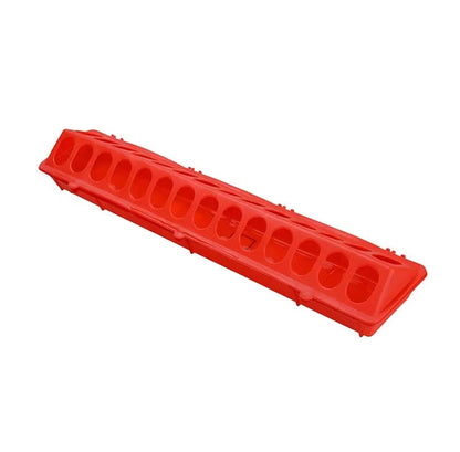 30cm or 50cm Poultry/Bird Trough Feeder Red Green Yellow