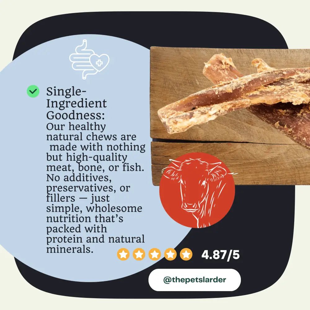 Beef Neck Tendon Natural Meat Chew For Dogs - Chartley Chucks