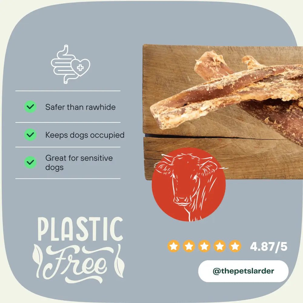 Beef Neck Tendon Natural Meat Chew For Dogs - Chartley Chucks