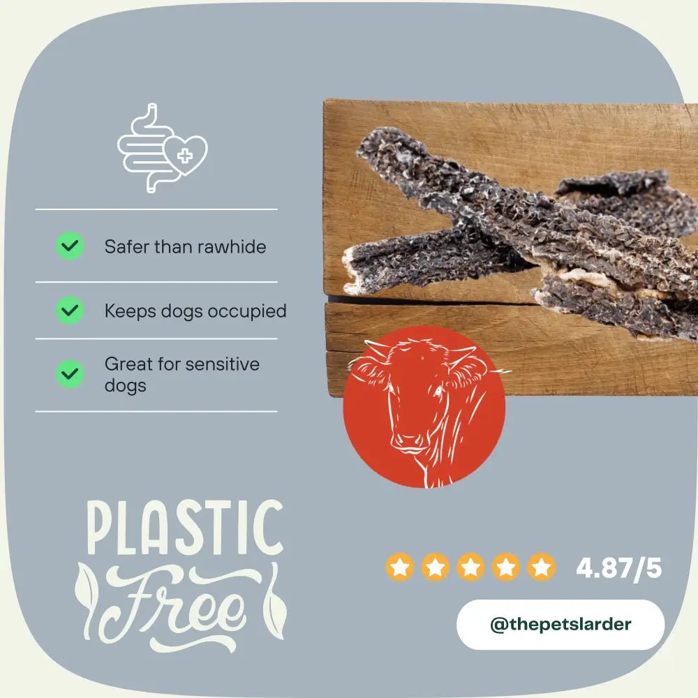 Beef Tripe Chew Natural Meat Chew For Dogs - Chartley Chucks