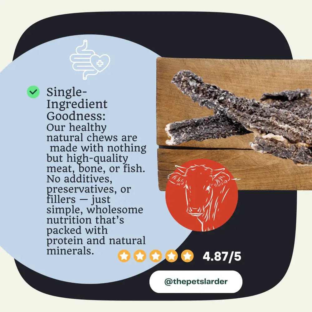 Beef Tripe Chew Natural Meat Chew For Dogs - Chartley Chucks