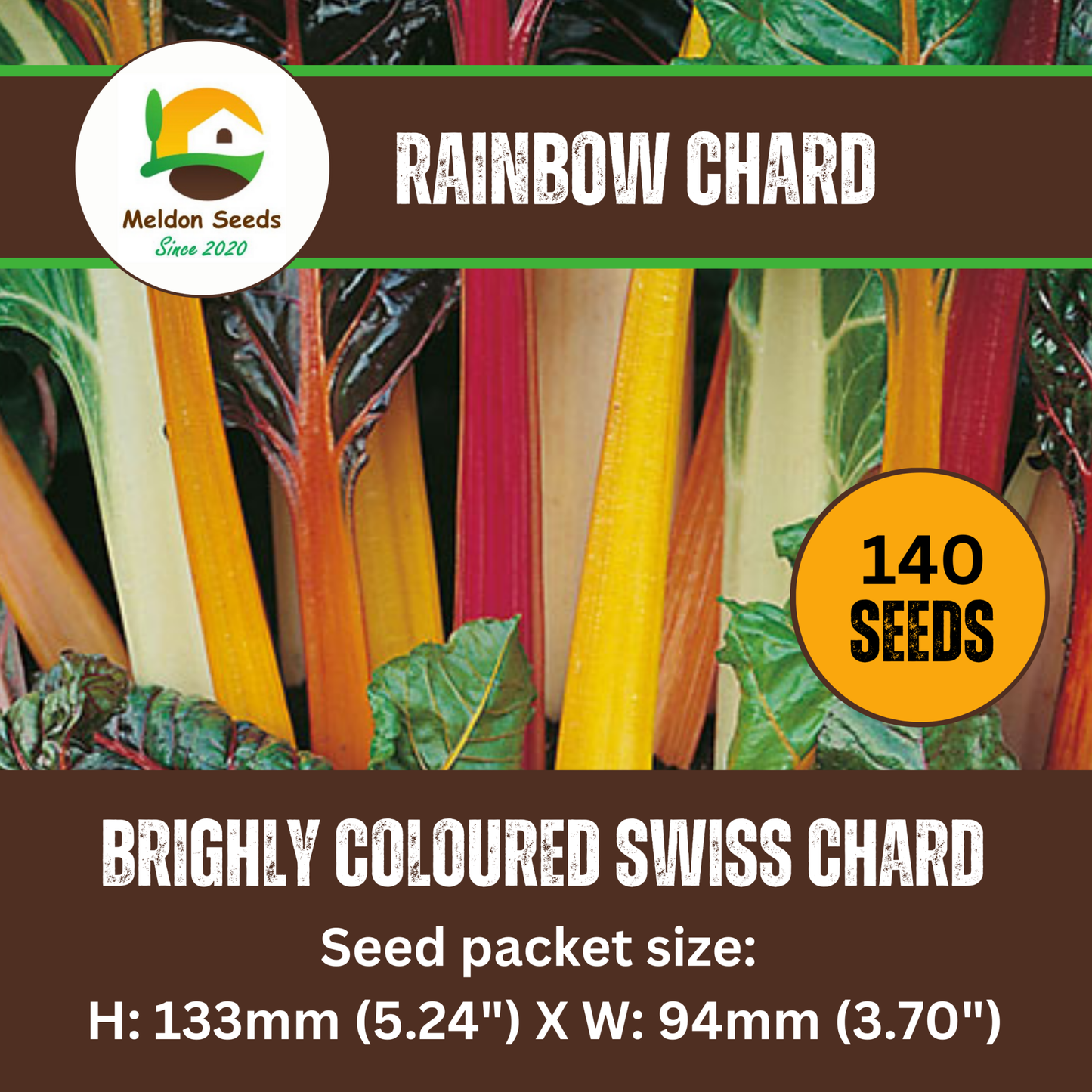 Beet Leaf Rainbow Chard Beet Leaf 140 Seeds - Chartley Chucks