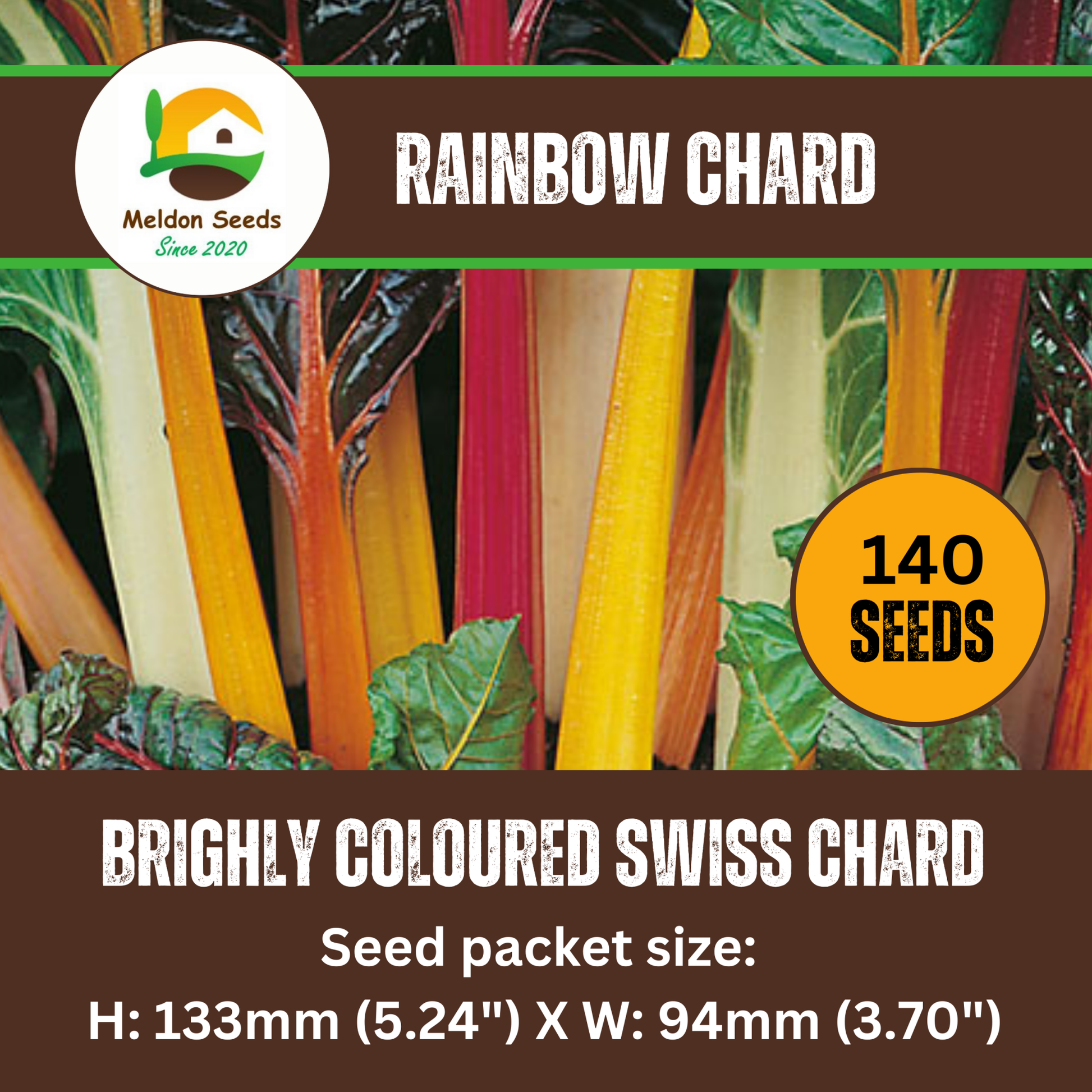 Beet Leaf Rainbow Chard Beet Leaf 140 Seeds - Chartley Chucks