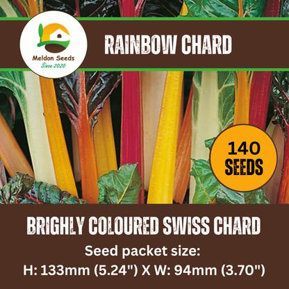 Beet Leaf Rainbow Chard Beet Leaf 140 Seeds - Chartley Chucks