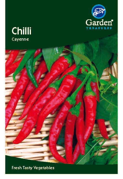 Chilli Cayenne Seeds - Chartley Chucks