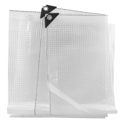 Clear XL - Grade Tarpaulin 2m x 2m - Chartley Chucks