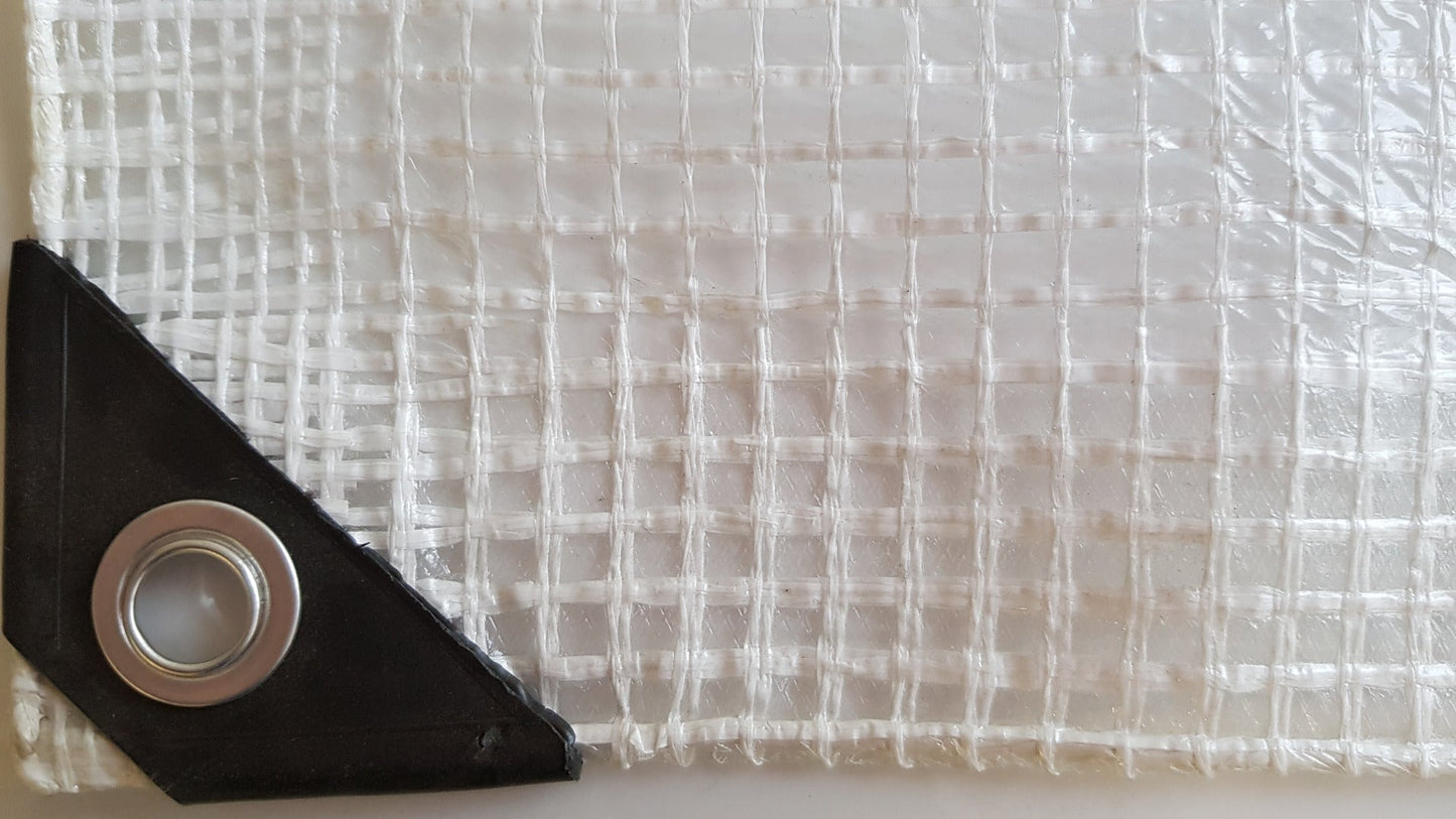 Clear XL - Grade Tarpaulin 4m x 6m - 300gsm - Chartley Chucks