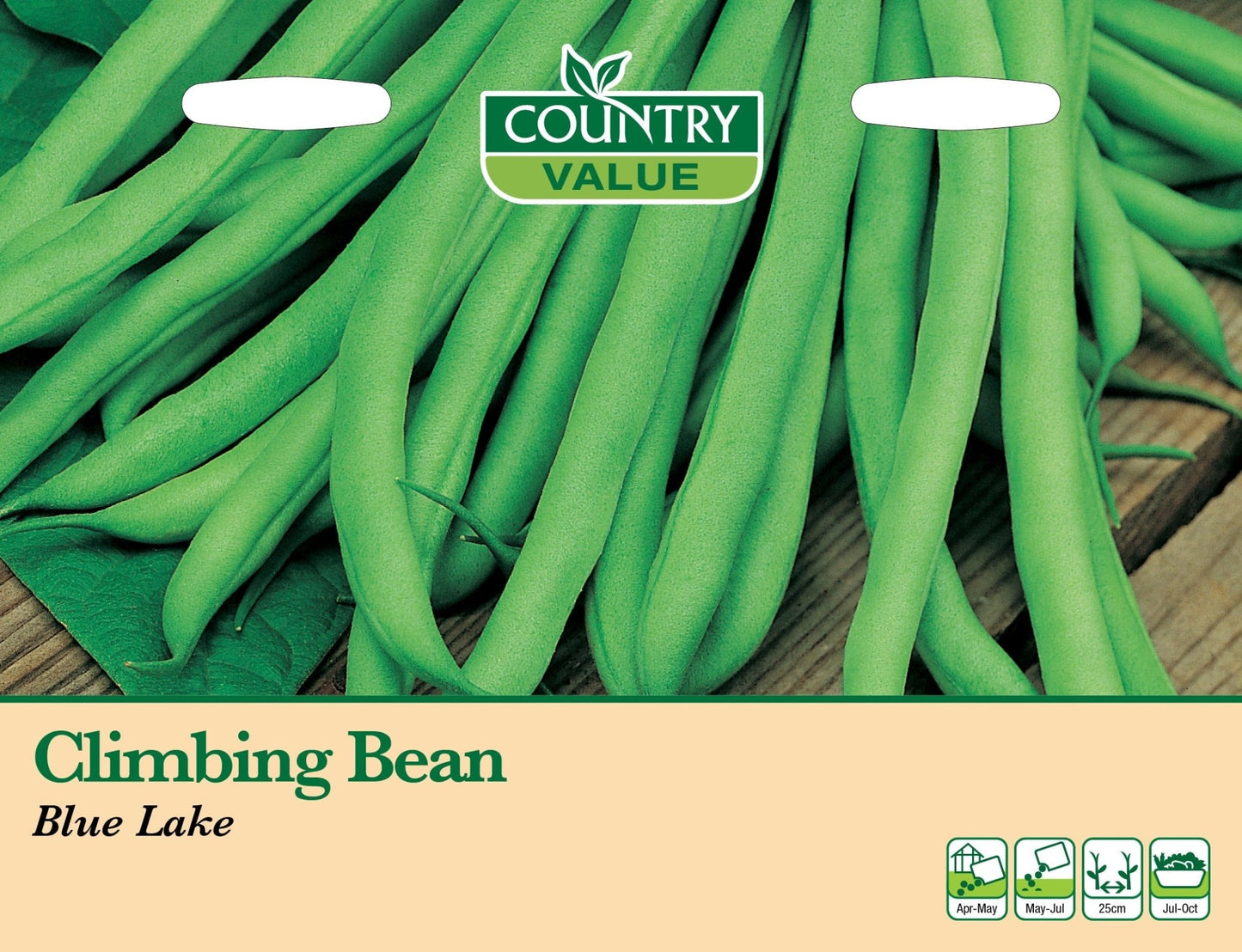 Climbing French Bean Blue Lake 50 Seeds - Chartley Chucks