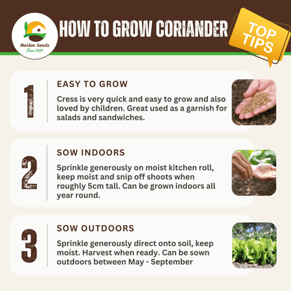 Cress Plain 2000 Seeds - Chartley Chucks