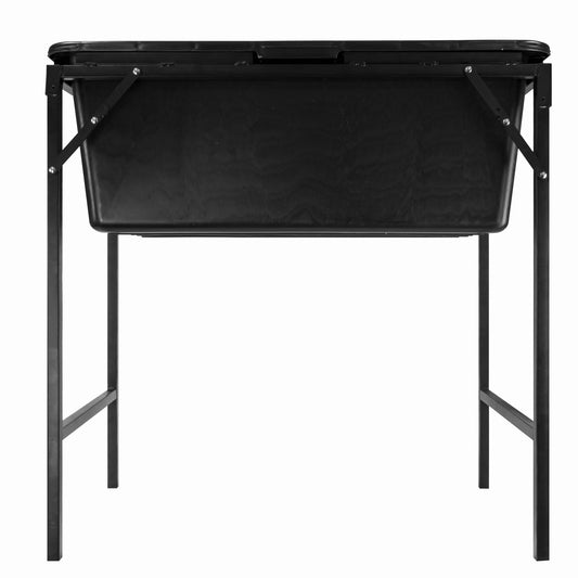 Dog Bath Kit with 90L Pre - Drilled Tub, Tap Valve, Quick - Connect Drain & Foldable Metal Stand – Stable, Easy - Clean Plastic, Portable Design – Ideal for Home Pet Grooming & Outdoor Use - Chartley Chucks