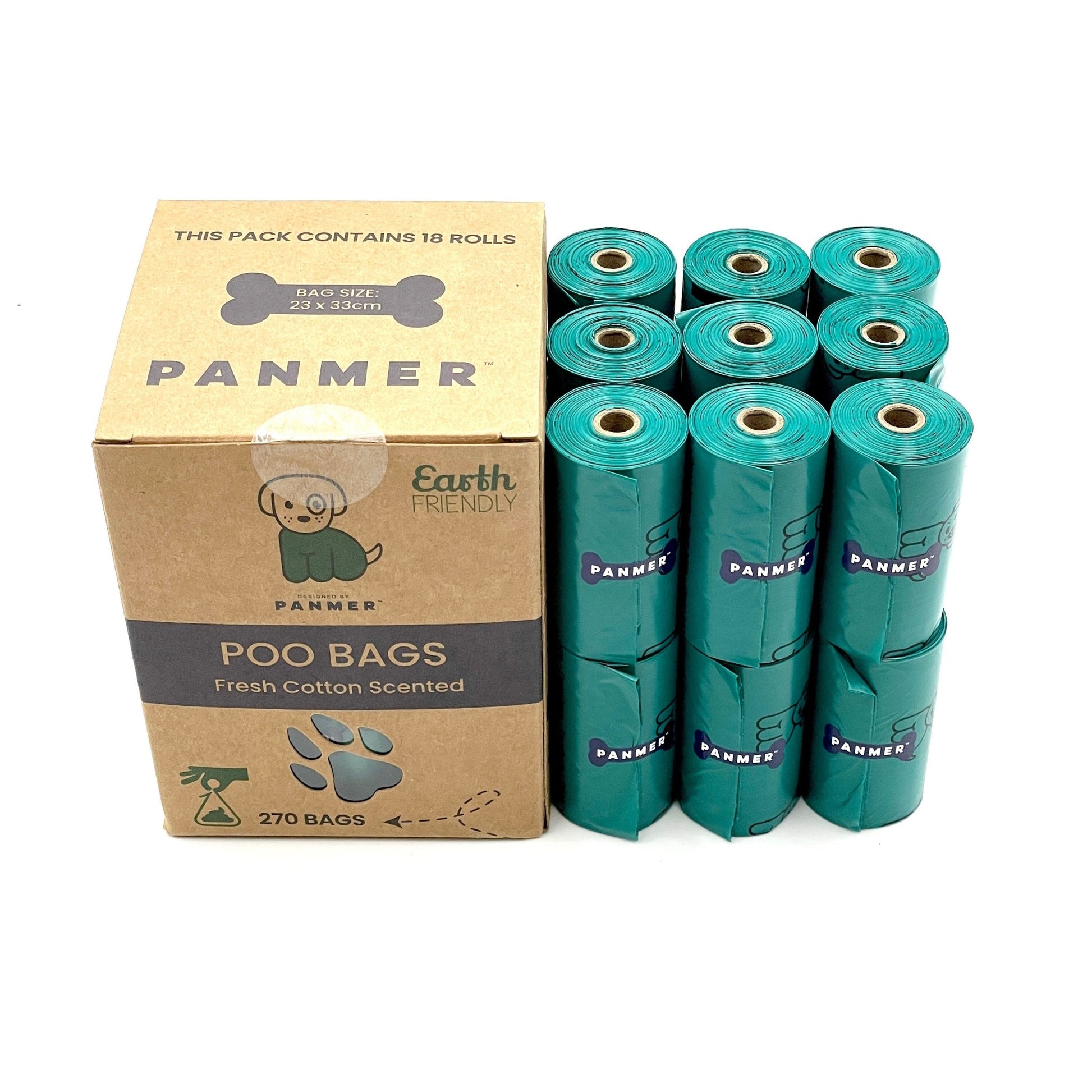 Dog Poo Bags - PCR (270 Bags) - Chartley Chucks