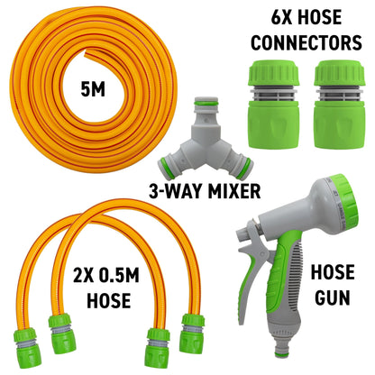 Dog Shower Mix Hot/Cold Water Yellow/Lime - Chartley Chucks