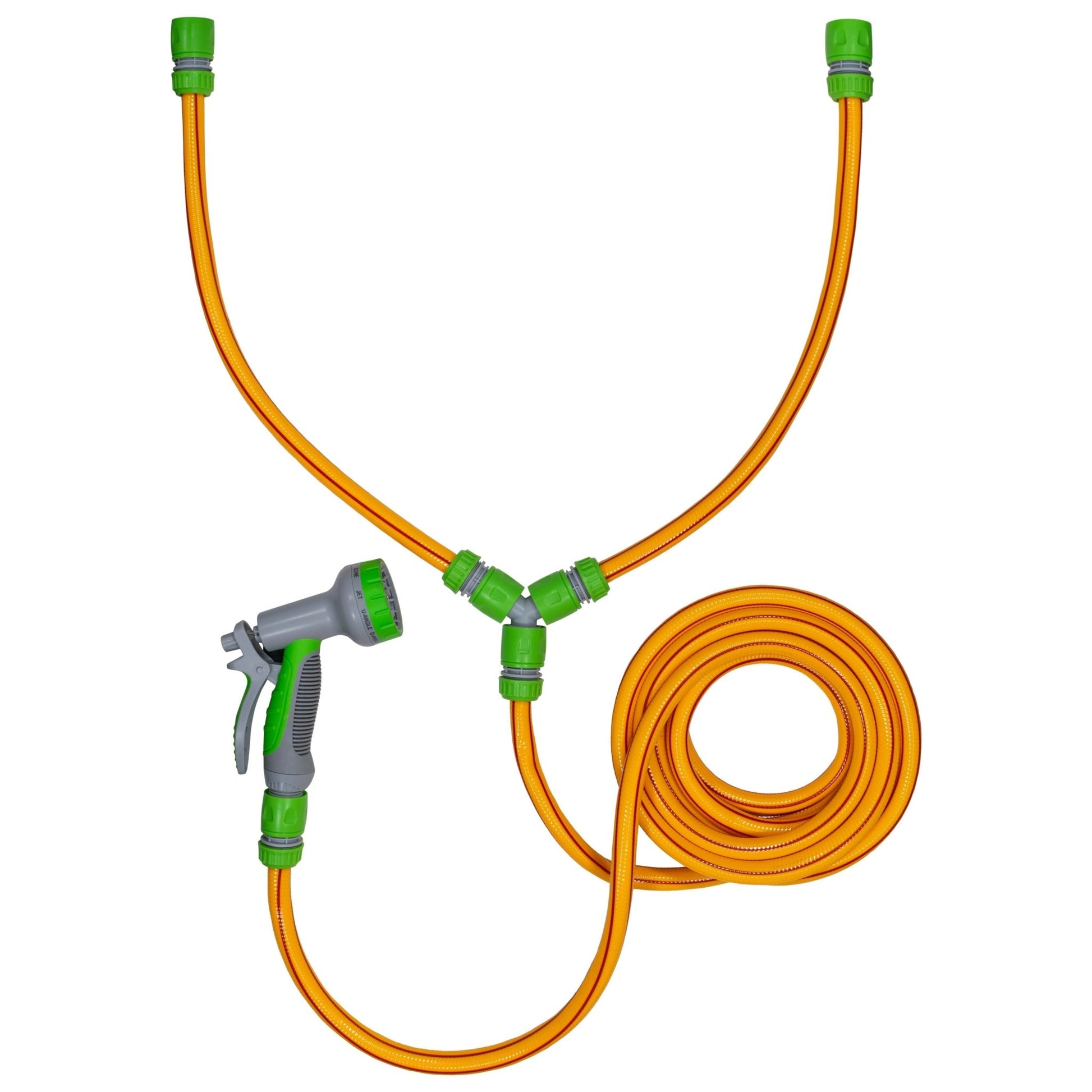 Dog Shower Mix Hot/Cold Water Yellow/Lime - Chartley Chucks