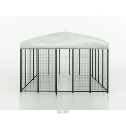 Easicoop 3m x 3m metal quality walk in Chicken run - Chartley Chucks