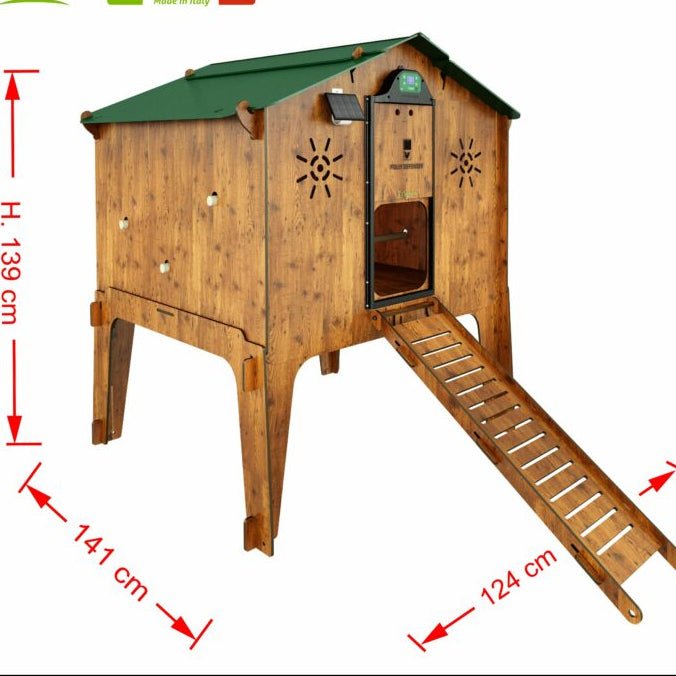 Easicoop Duplex 2XL - HPL Chicken house up to 18 large Birds - Chartley Chucks