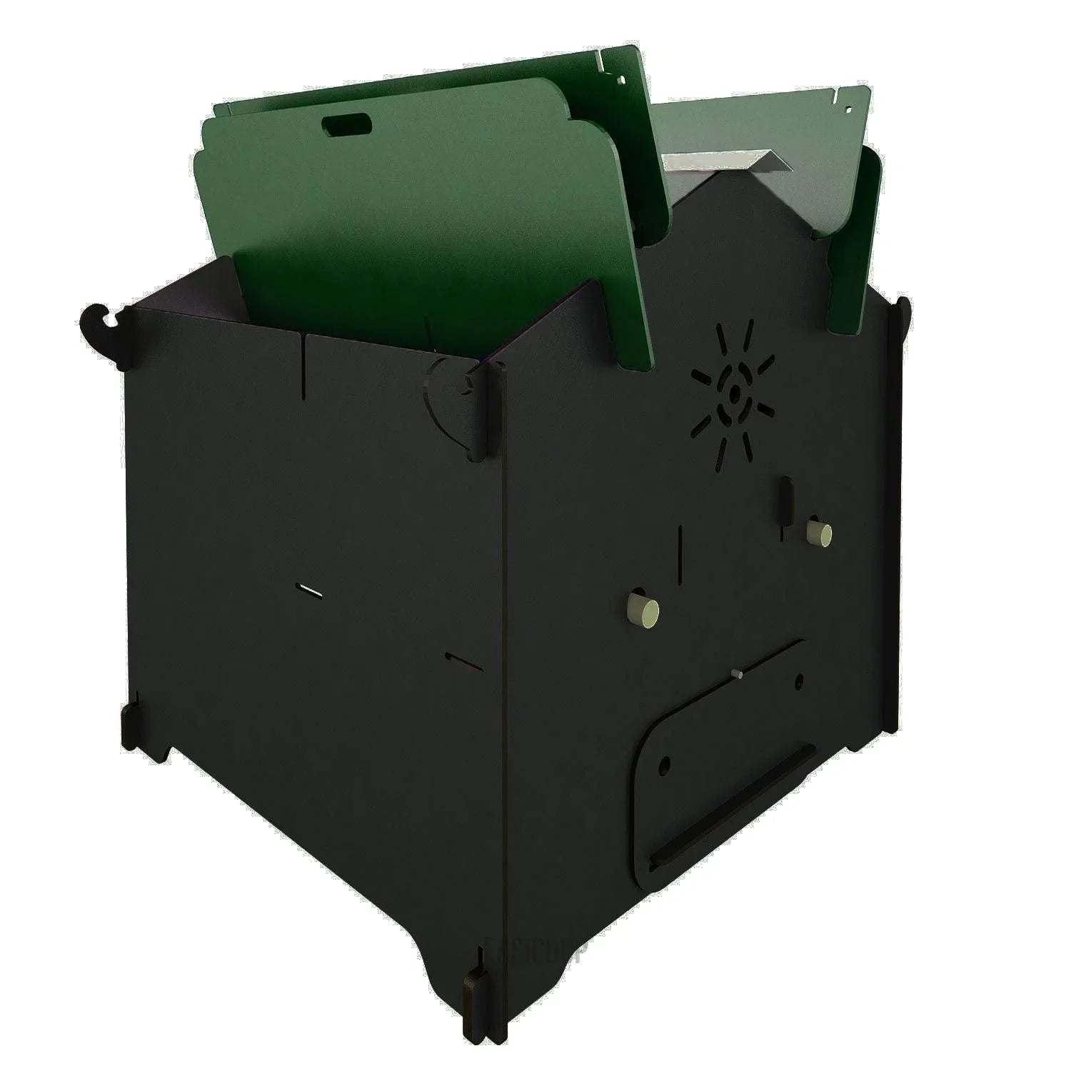 Easicoop Eco HPL chicken coop 6 birds (Black) - Chartley Chucks