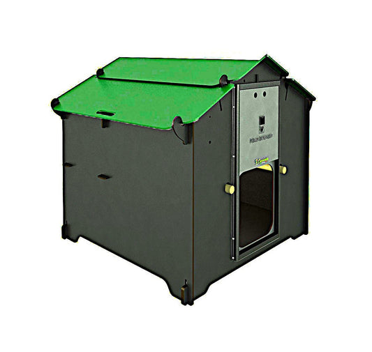 Easicoop Eco HPL chicken coop 6 birds (Black) - Chartley Chucks