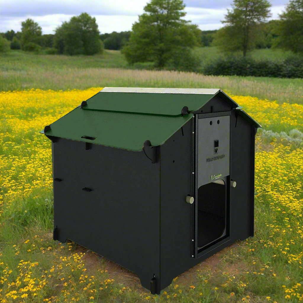Easicoop Eco HPL chicken coop 6 birds (Black) - Chartley Chucks