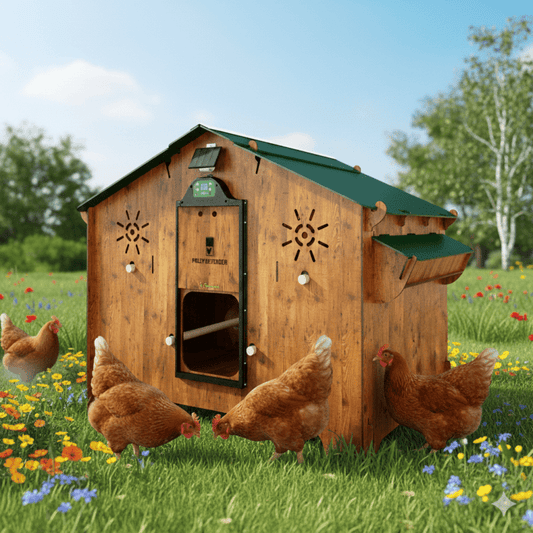 Easicoop Evolution 3XL - HPL Chicken house up to 15 large Birds - Chartley Chucks