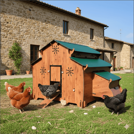 Easicoop Family 5XL - HPL Chicken house up to 28 large Birds - Chartley Chucks