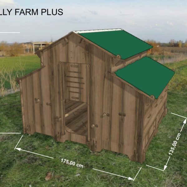 Easicoop Farm Plus 6XL modular expandable Chicken house 96 Large Birds - Chartley Chucks