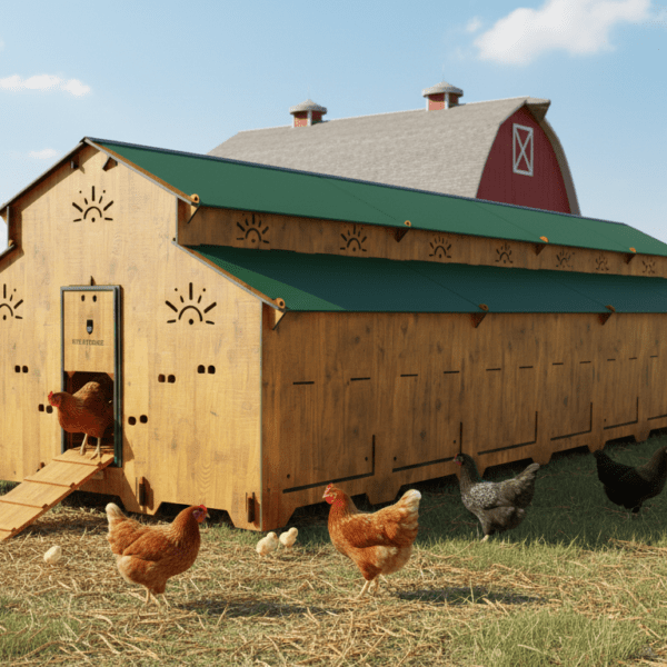 Easicoop Farm Plus 6XL modular expandable Chicken house 96 Large Birds - Chartley Chucks