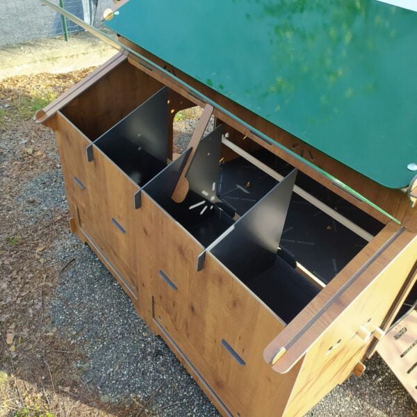 Easicoop Farm Plus 6XL modular expandable Chicken house 96 Large Birds - Chartley Chucks