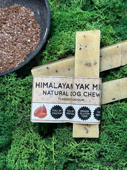 Flaxseed Yak Dog Chew - Chartley Chucks
