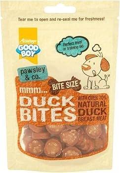 Good Boy Duck Bites 65g - Chartley Chucks