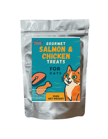 Gourmet Salmon & Chicken Treats For Cats - Chartley Chucks