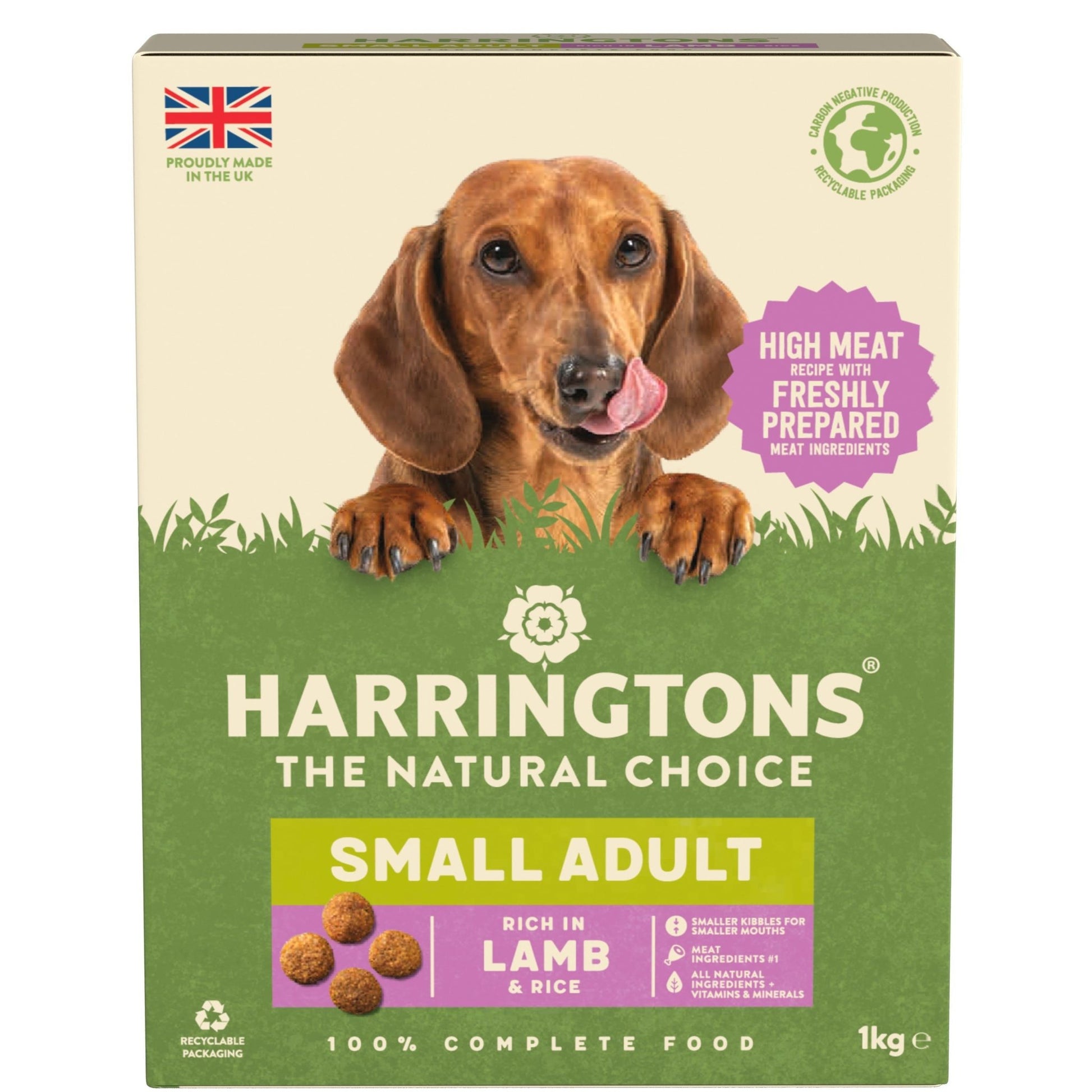 Harringtons Small Dog Lamb 5x1kg - Chartley Chucks