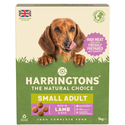 Harringtons Small Dog Lamb 5x1kg - Chartley Chucks