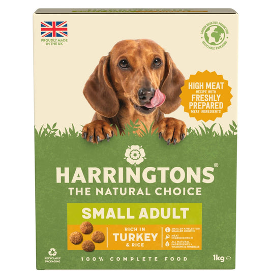 Harringtons Small Dog Turkey 5x1kg - Chartley Chucks