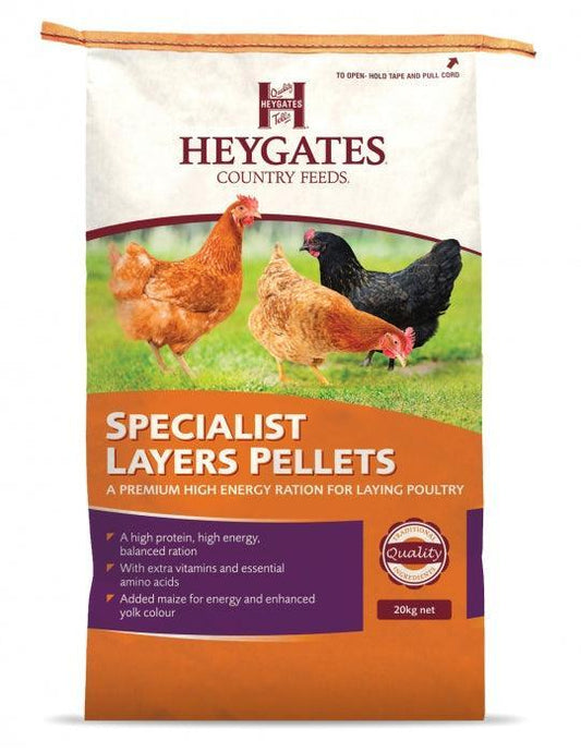 Heygates Specialist Layers Pellets - Chartley Chucks